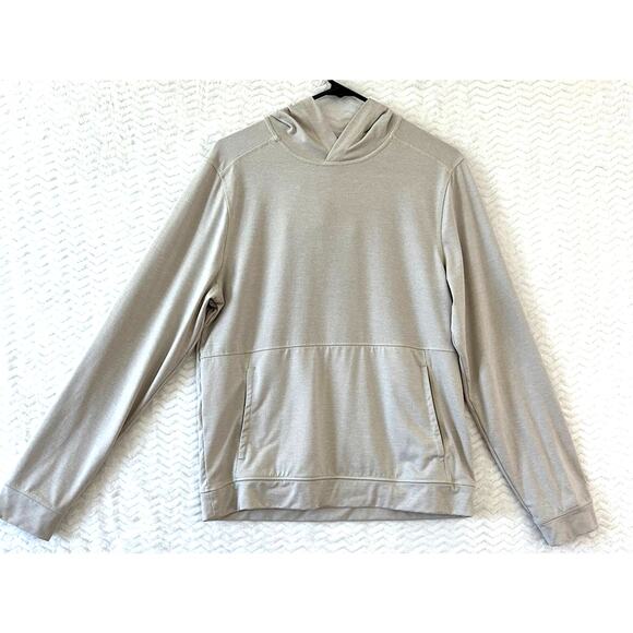 DSG 365 Hoodie Mens Small Cream Oatmeal Pocket Casual Lightweight Dicks Sporting - Picture 1 of 14